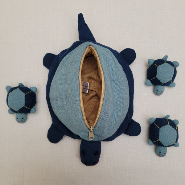 Superior Mother Tortoise and Triplets