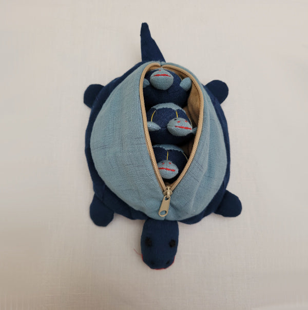 Superior Mother Tortoise and Triplets