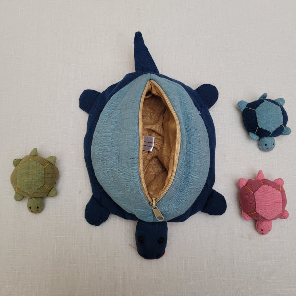 Superior Mother Tortoise and Triplets