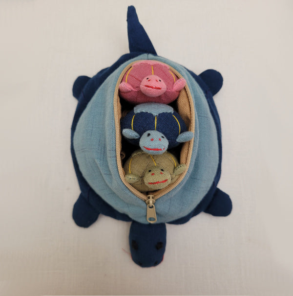 Superior Mother Tortoise and Triplets