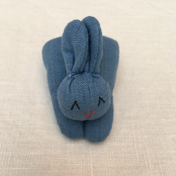 Indigo Bunnies hand dyed soft cotton