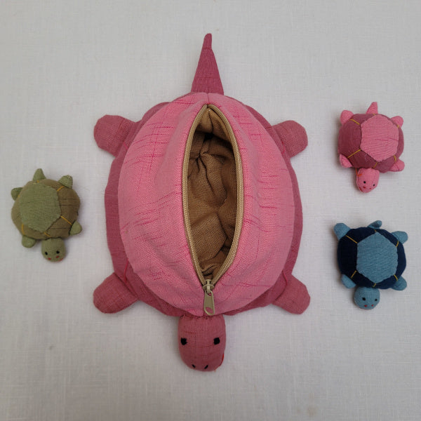 Superior Mother Tortoise and Triplets