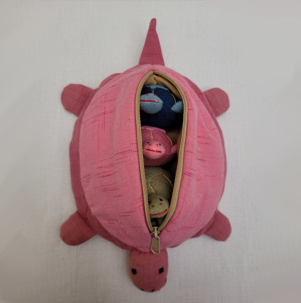 Superior Mother Tortoise and Triplets