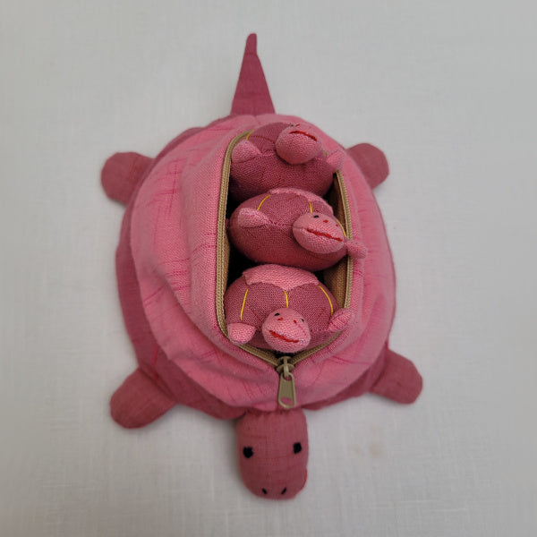 Superior Mother Tortoise and Triplets