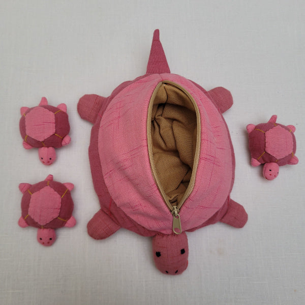 Superior Mother Tortoise and Triplets