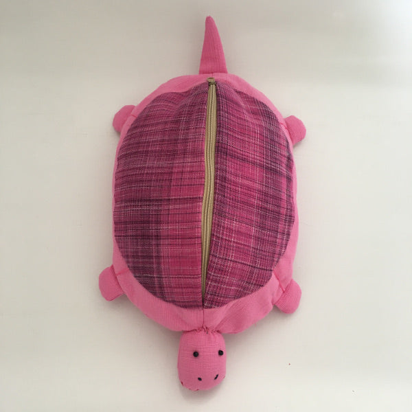 Giant tortoise pencil case/makeup bag. Precious Treasure bag.