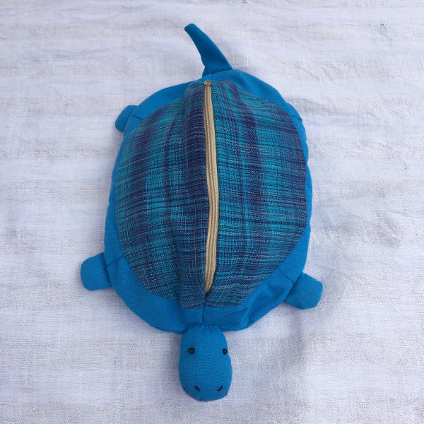 Giant tortoise pencil case/makeup bag. Precious Treasure bag.
