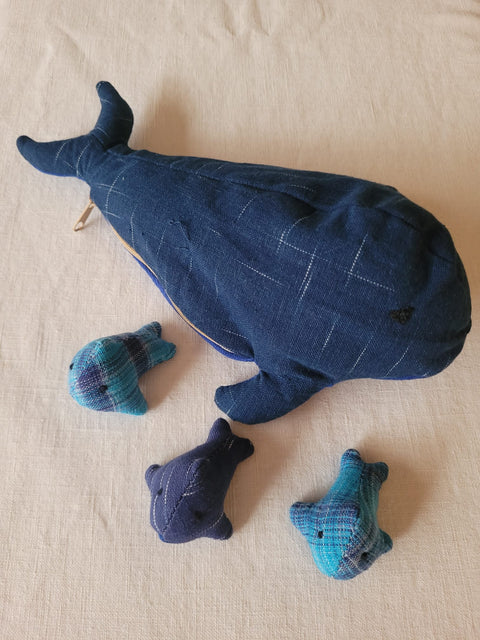Whale with three gorgeous calves