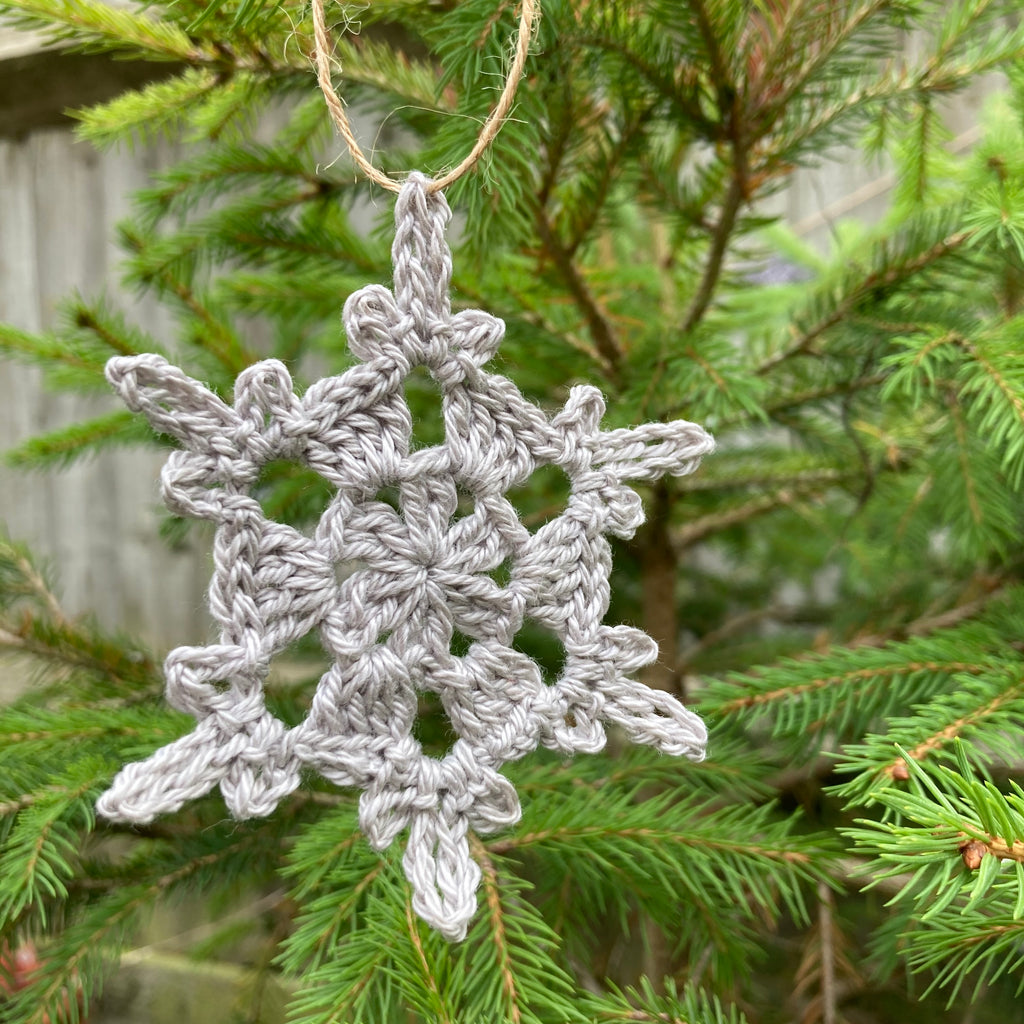 Set of 3 crocheted decorations