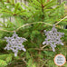 Set of 3 crocheted decorations