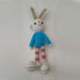 Adorable Long stripy legged,  Big eared, Huge boots, hand crochet Bunny. Best sellers