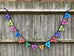 100% cotton handmade birthday bunting in gorgeous bright colours!