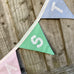 100% cotton handmade Easter bunting in gorgeous pastel colours!
